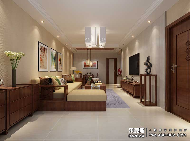 林蔭大院新中式風(fēng)格裝修