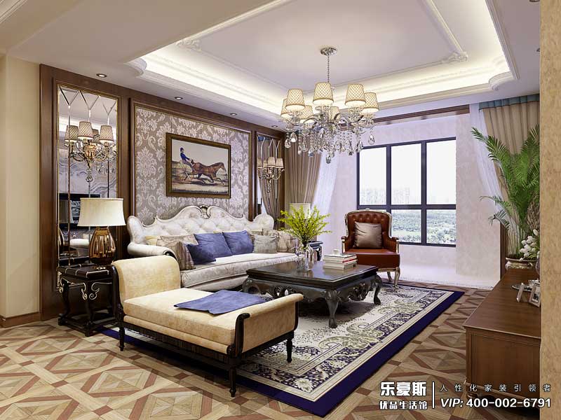 云科中心美式風格裝修效果圖