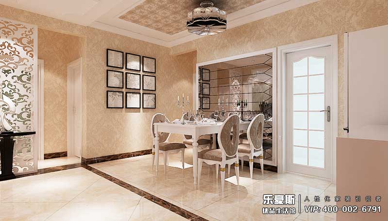 雍雅錦江花苑歐式風格裝修效果圖