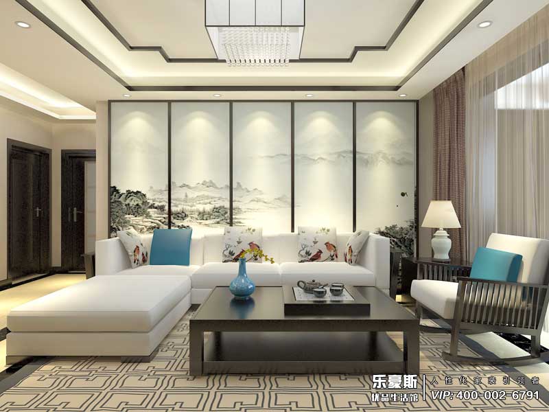 盛世御城新中式風格裝修效果圖