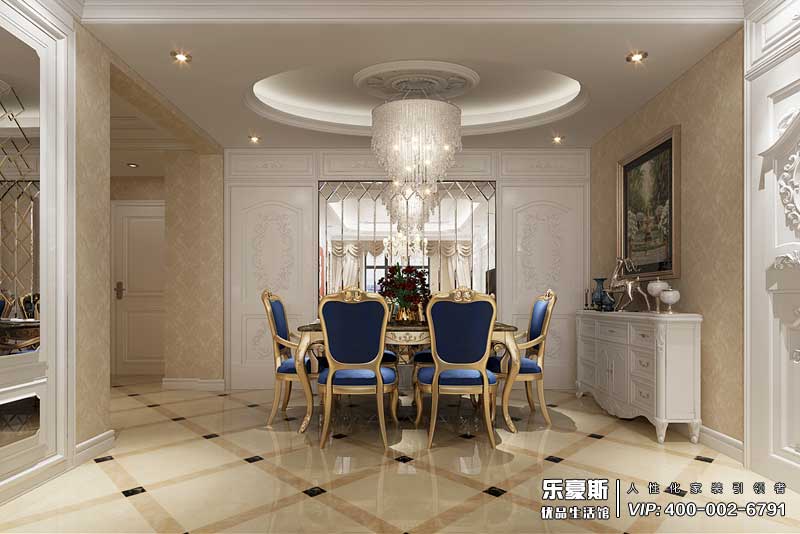 東勝紫御公園廣場(chǎng)法式風(fēng)格裝修效果圖