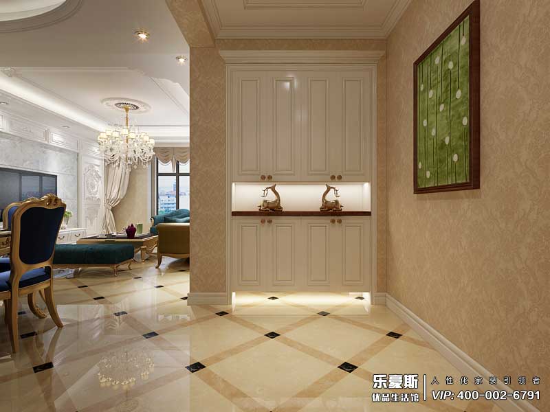 東勝紫御公園廣場(chǎng)法式風(fēng)格裝修效果圖