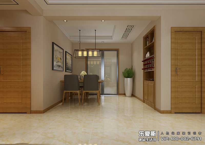 玫瑰灣新中式風(fēng)格裝修效果圖