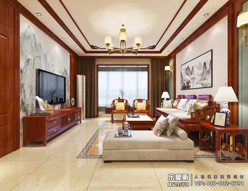 阿爾卡地亞榮盛城簡(jiǎn)中風(fēng)格裝修效果圖