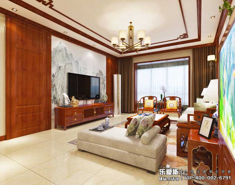 阿爾卡地亞榮盛城簡(jiǎn)中風(fēng)格裝修效果圖