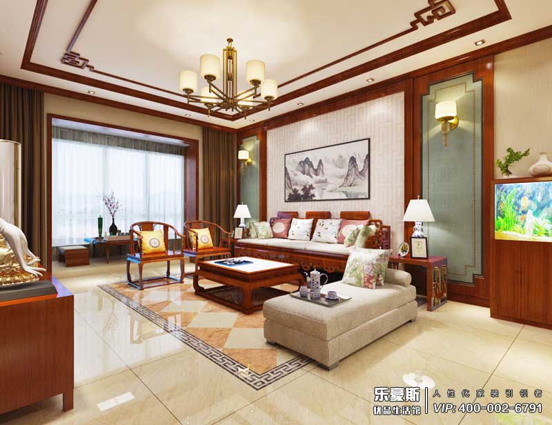 阿爾卡地亞榮盛城簡(jiǎn)中風(fēng)格裝修效果圖