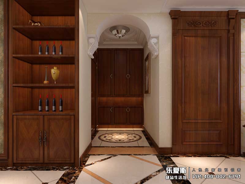 盛邦218平米美式風(fēng)格別墅裝修效果圖