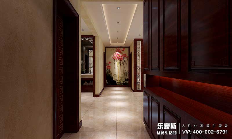 鉑宮時(shí)代中式風(fēng)格裝修效果圖