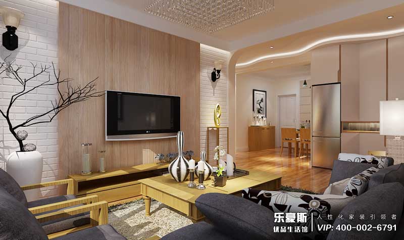 紫金藍(lán)灣現(xiàn)代簡(jiǎn)約風(fēng)格裝修效果圖