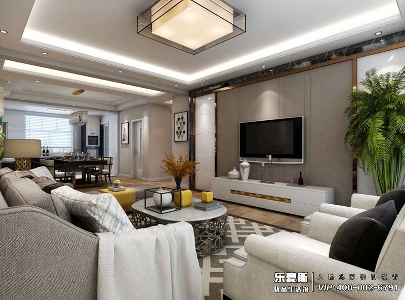 天山熙湖現(xiàn)代簡(jiǎn)約風(fēng)格裝修效果圖