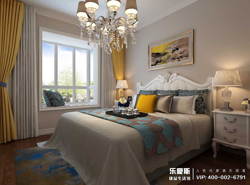 林蔭大院美式風(fēng)格裝修效果圖