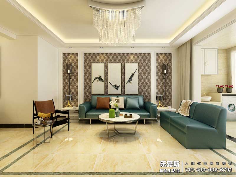 樂嘉名苑227平米躍層裝修效果圖