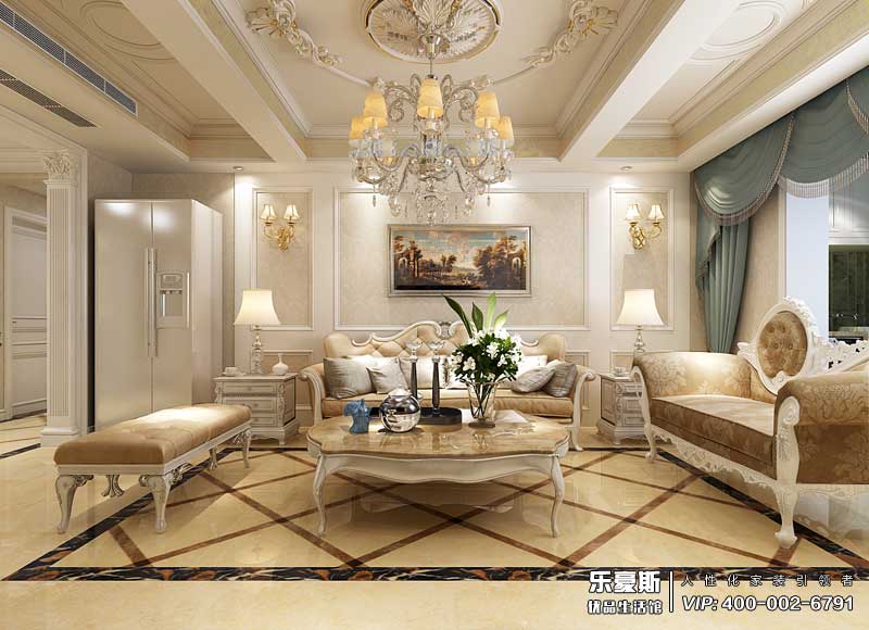 林蔭大院137平米簡(jiǎn)歐風(fēng)格裝修效果圖