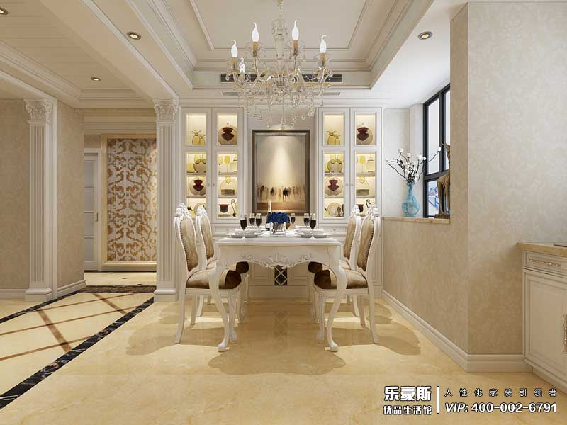 林蔭大院137平米簡(jiǎn)歐風(fēng)格裝修效果圖