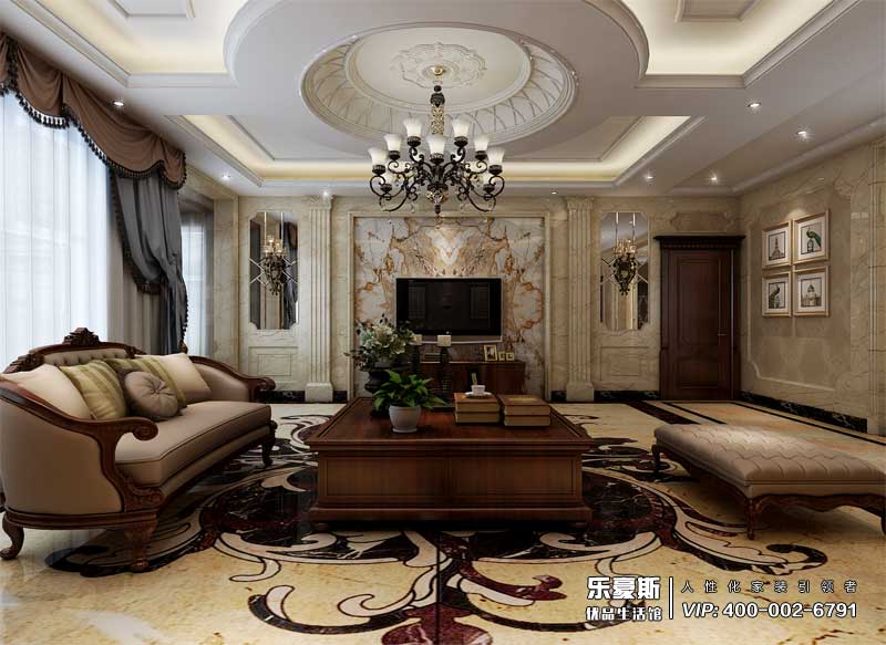 天山九峯175平米港式風格裝修效果圖