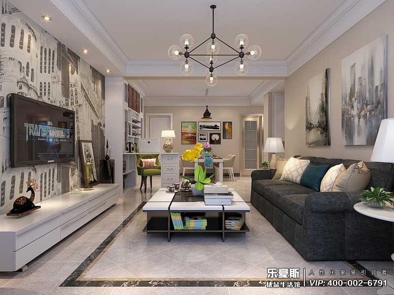 2017石家莊四室兩廳兩衛(wèi)裝修效果圖