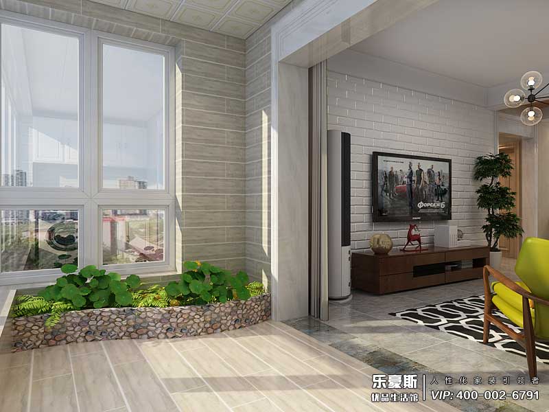 林蔭大院北歐風格裝修設計效果圖