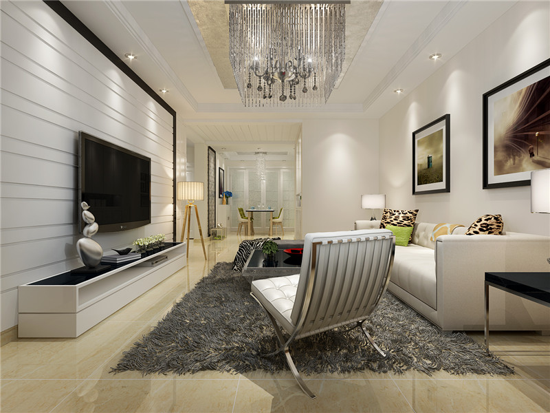 錦融尚御/現(xiàn)代簡約/96㎡/兩室兩廳