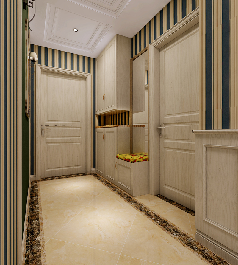 上東區(qū)98平米兩室一廳田園風(fēng)格