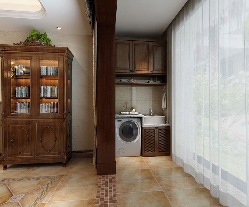 藍(lán)山印象148㎡三室兩廳美式風(fēng)格