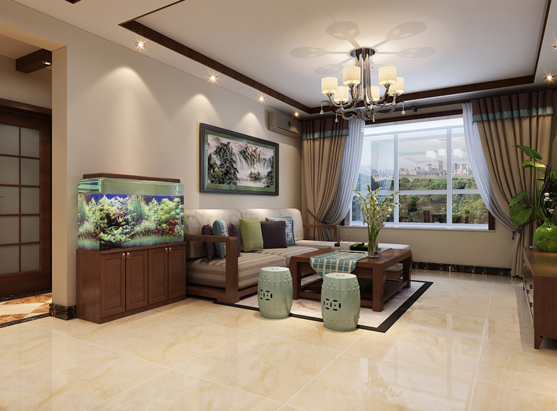 瀚唐136㎡四室兩廳簡中式