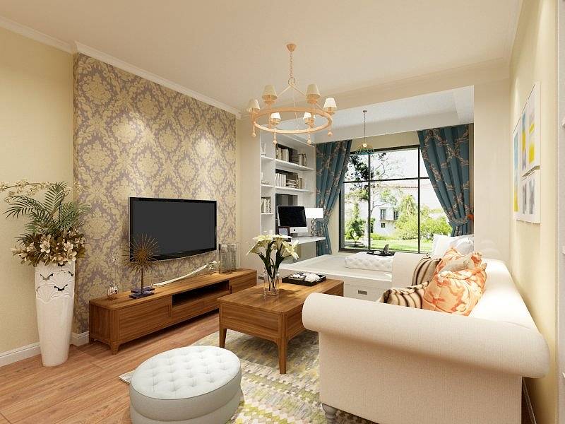 天海譽天下/88平米/美式風(fēng)格