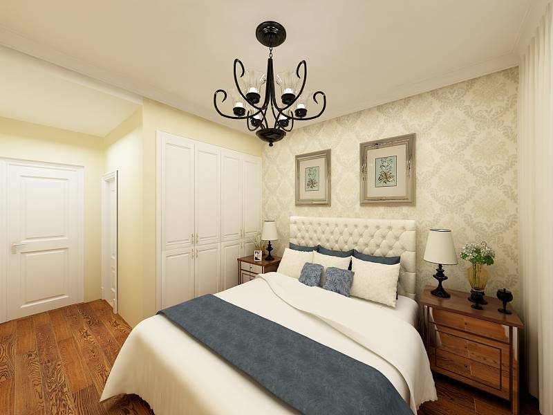 啟銳園127平米三室兩廳簡歐風(fēng)格