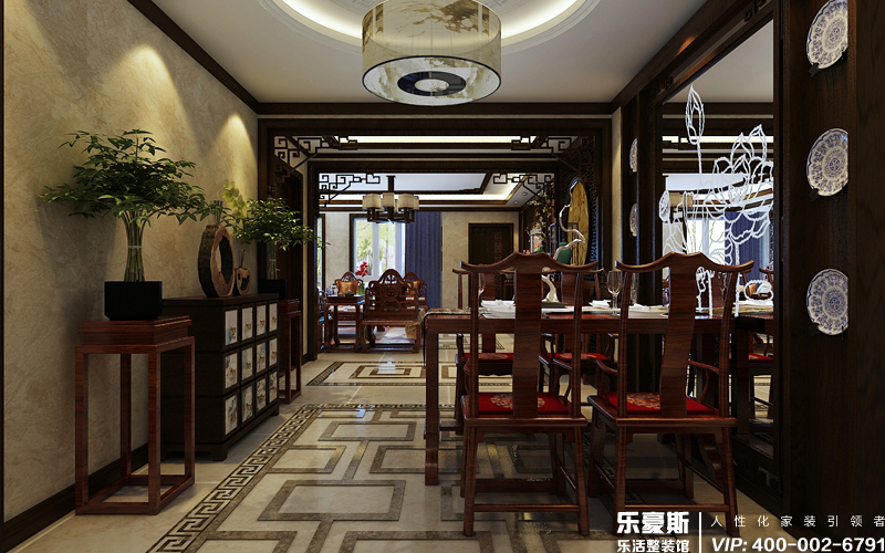 正定墅洋居禮別墅360㎡中式