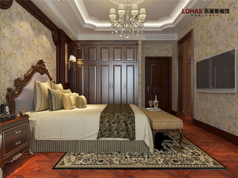 陽光東尚400平米美式裝修