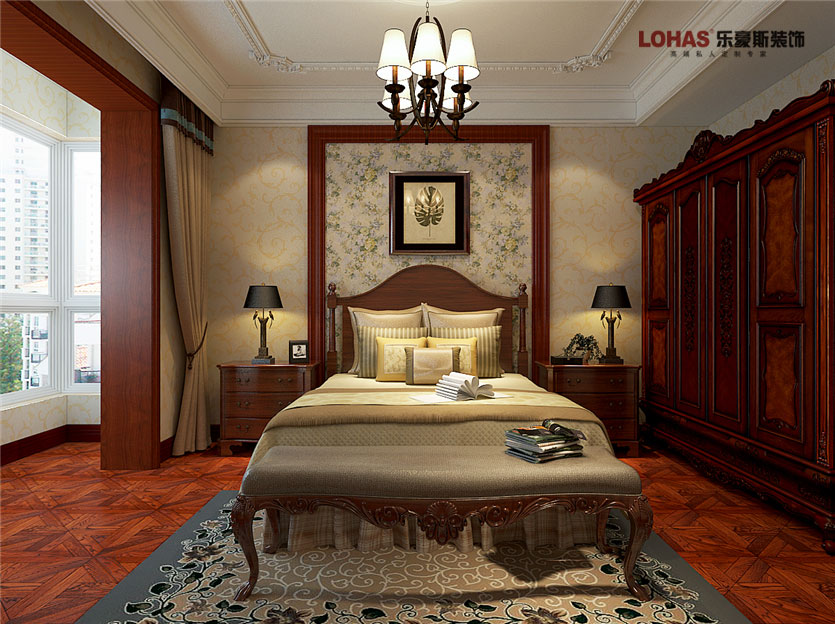 陽光東尚400平米美式裝修