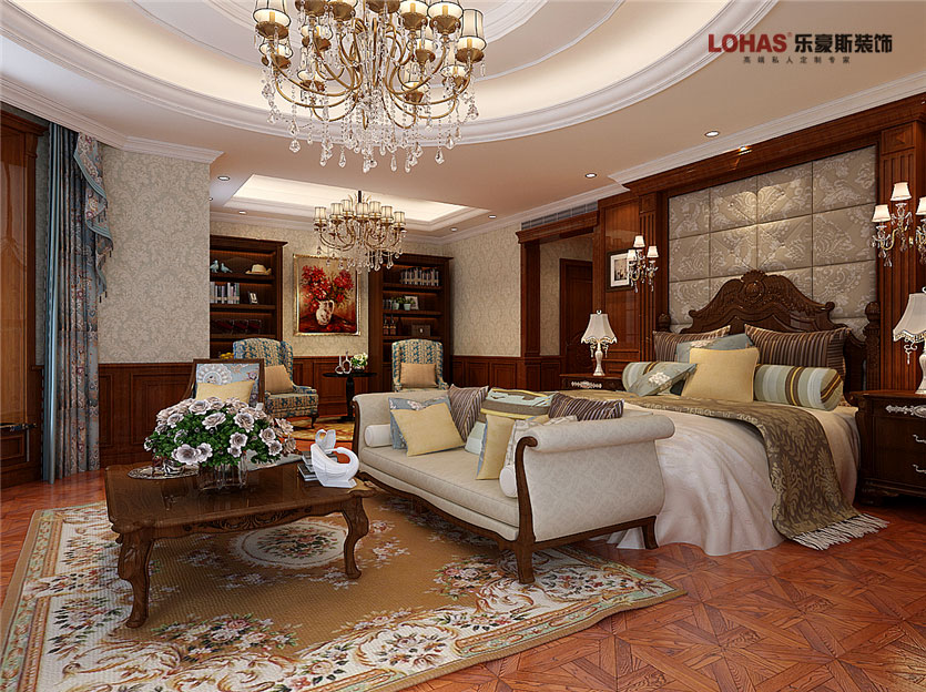 陽光東尚400平米美式裝修