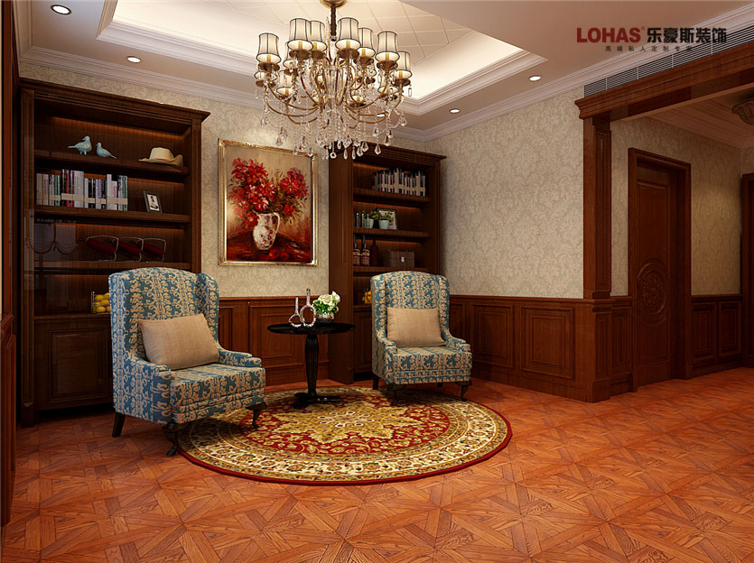 陽光東尚400平米美式裝修