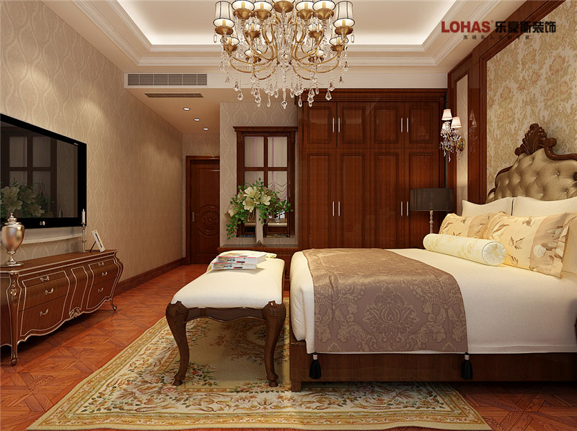 陽光東尚400平米美式裝修