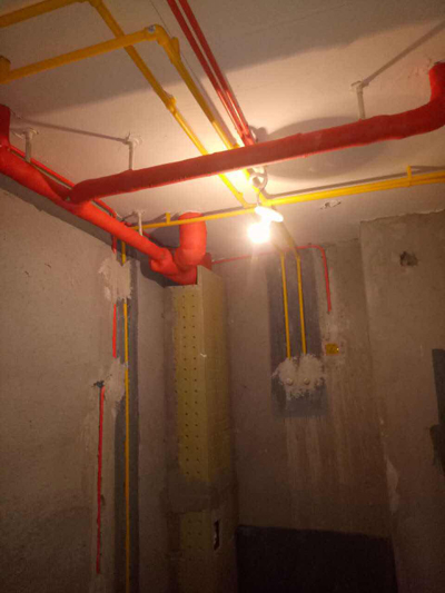 上善美居施工工地改水電