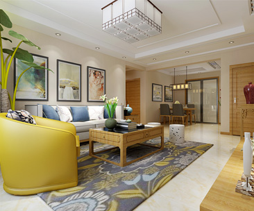 啟銳園三室兩廳135㎡新中式風格