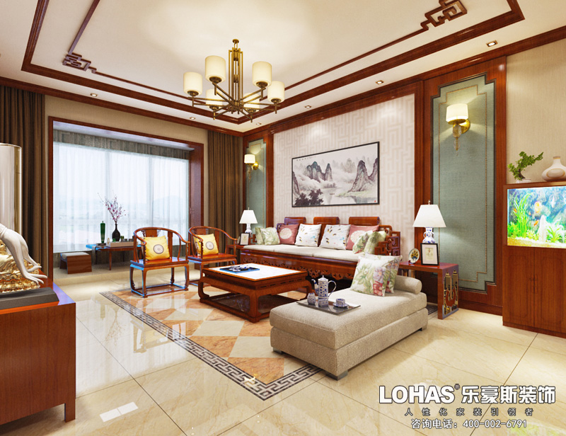 濱河華府/139平米/簡中風格