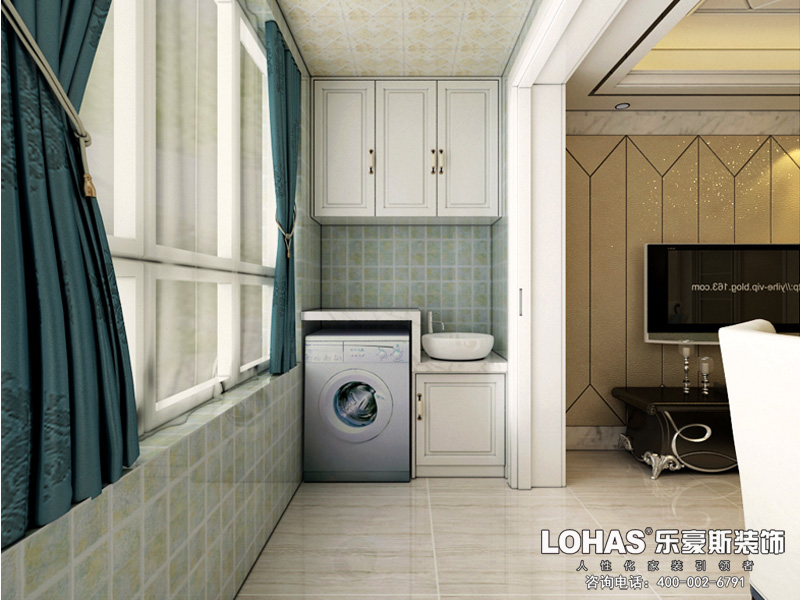 保利拉菲兩室兩廳89平后奢風格