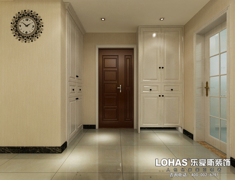 邢臺(tái)中廈御園125平米三室兩廳簡歐風(fēng)格