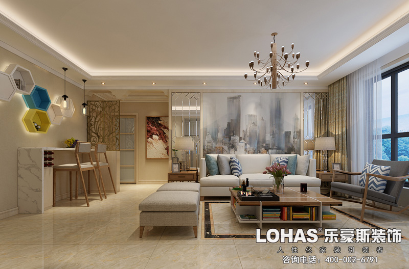 上和原著110二室一廳一衛(wèi)簡約風(fēng)格