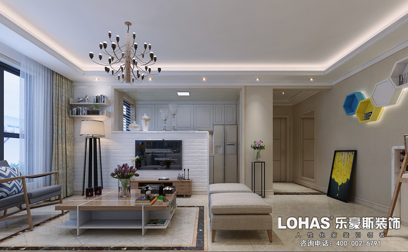 上和原著110二室一廳一衛(wèi)簡約風(fēng)格