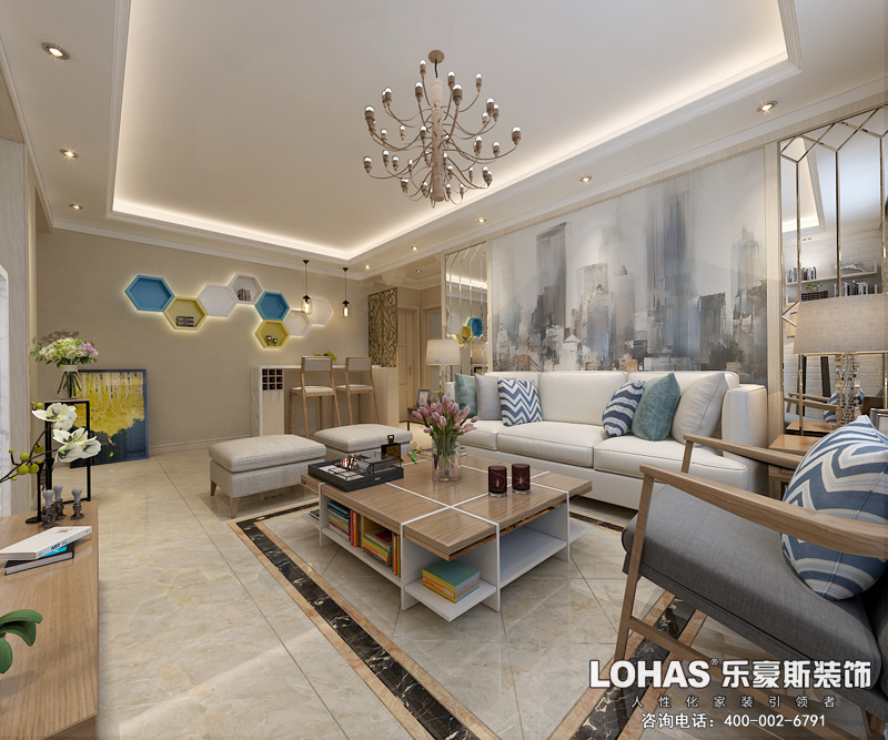 上和原著110二室一廳一衛(wèi)簡約風(fēng)格