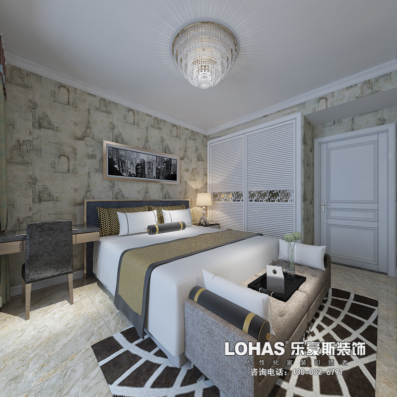 上和原著110二室一廳一衛(wèi)簡約風(fēng)格