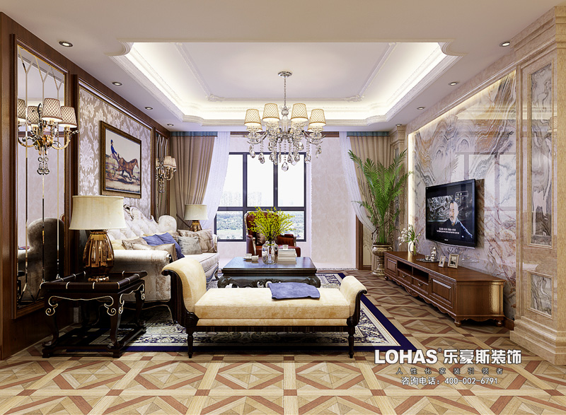 啟銳園美式裝修效果圖