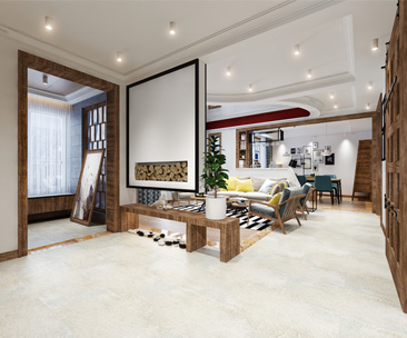 卓達(dá)明郡200平米越層北歐風(fēng)格