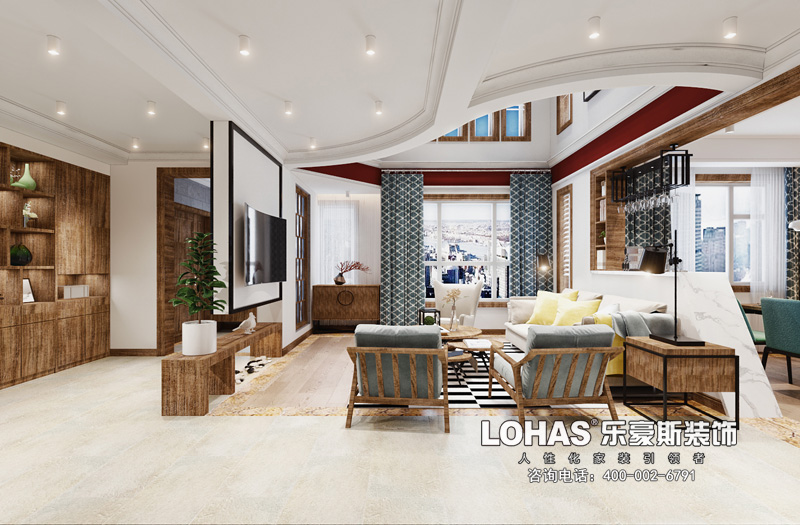 卓達明郡200平米越層北歐風(fēng)格