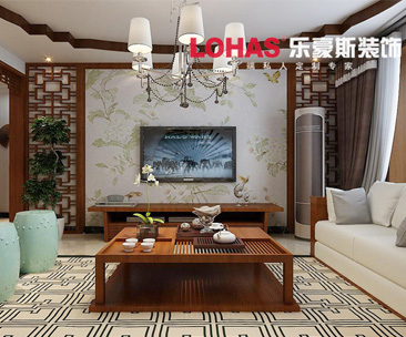 西部楓景三室兩廳兩衛(wèi)140平新中式