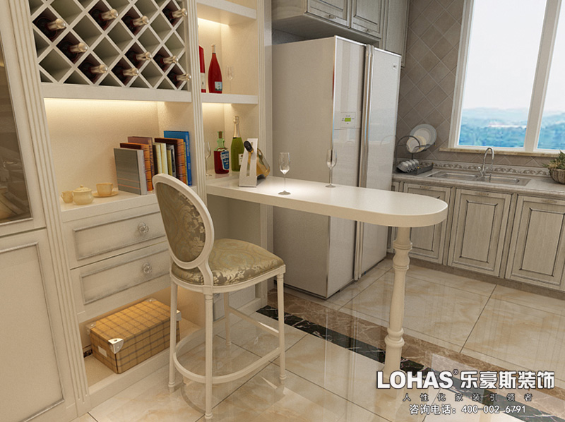 紅星國際137平米歐式效果圖