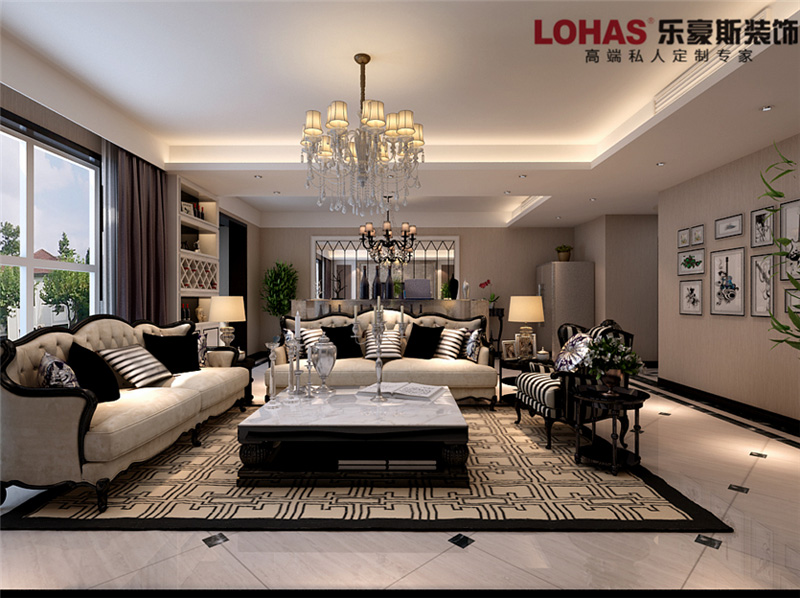 天山水榭花都122平3室2廳裝修效果圖