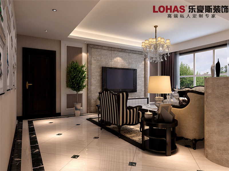 天山水榭花都122平3室2廳裝修效果圖