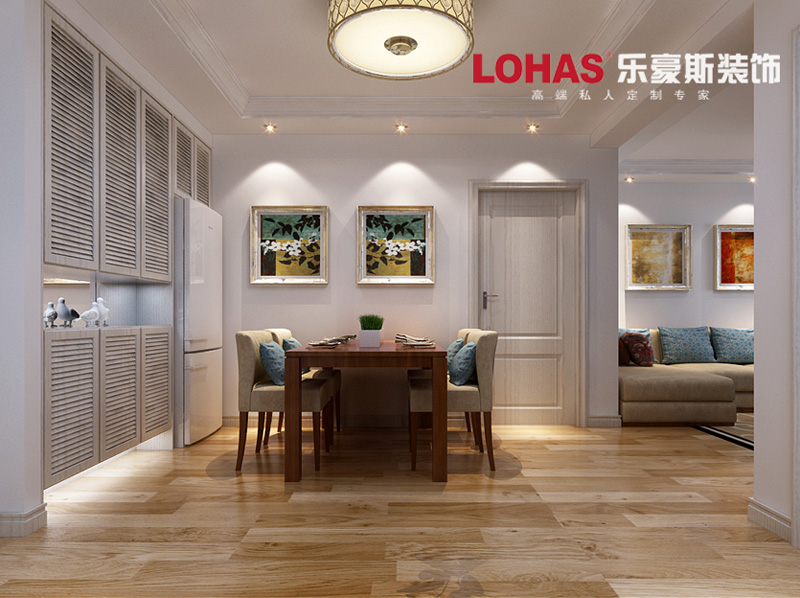 泰豐觀湖92平兩室兩廳現(xiàn)代簡(jiǎn)約裝修效果圖